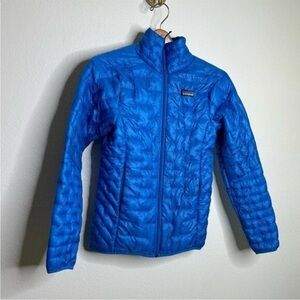 Patagonia micro puff jacket xs blue puffer